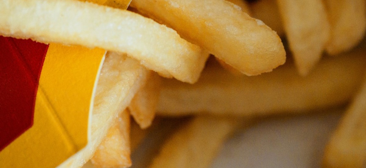 Close up of french fries