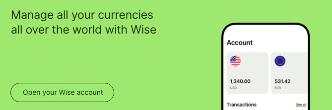 Manage your currencies with Wise