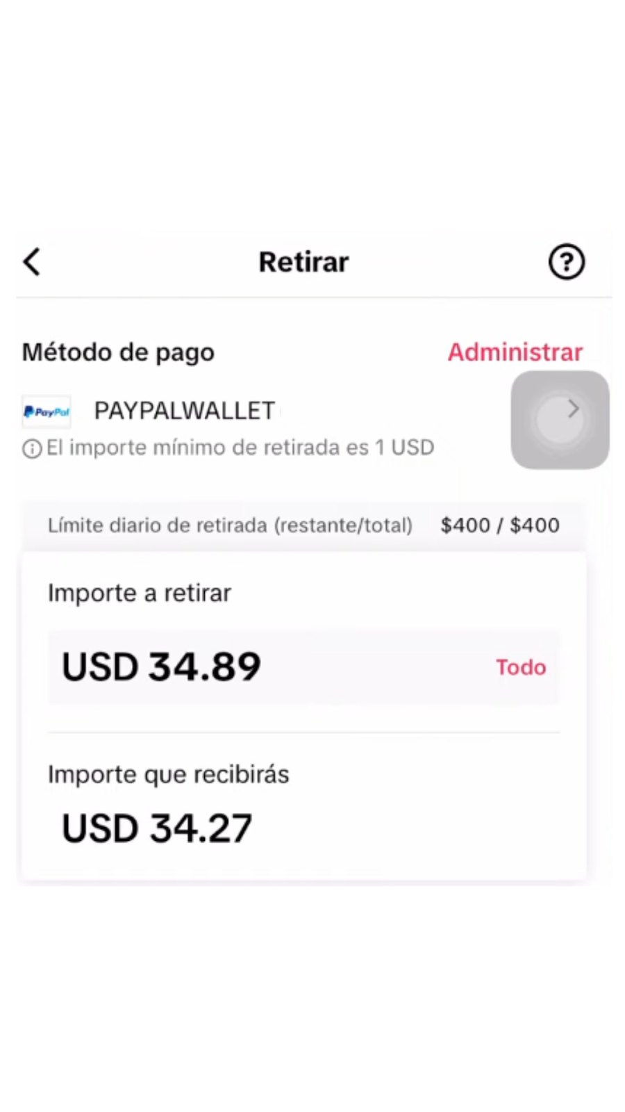 retirar-dinero-tiktok-chile-a-paypal