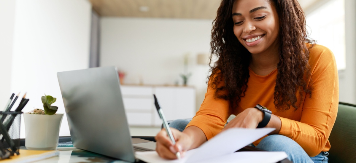 young-woman-checking-items-off-of-checklist