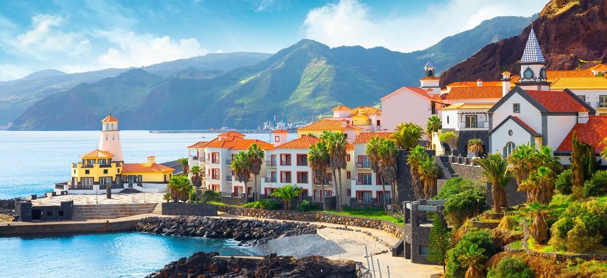Coastal view of Madeira Portugal
