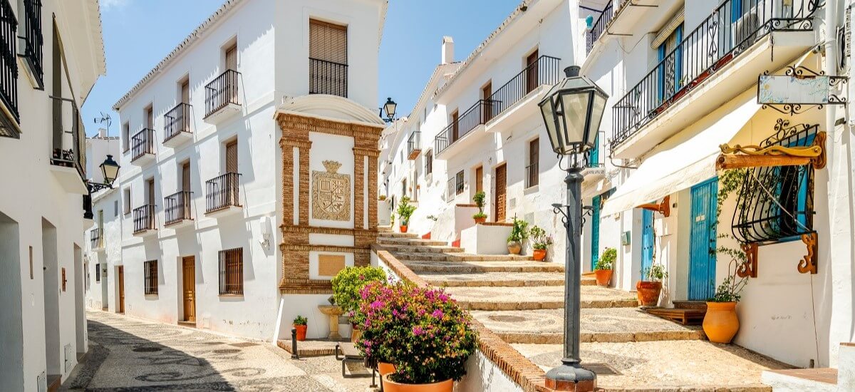 Street view in Andalucia in Spain