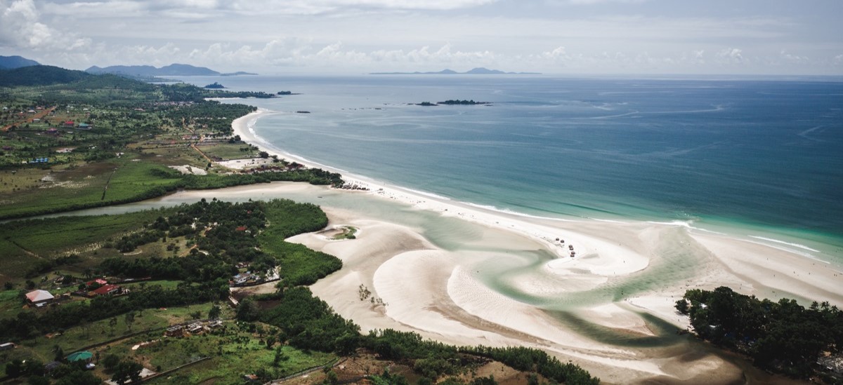 River beach in Sierra Leone