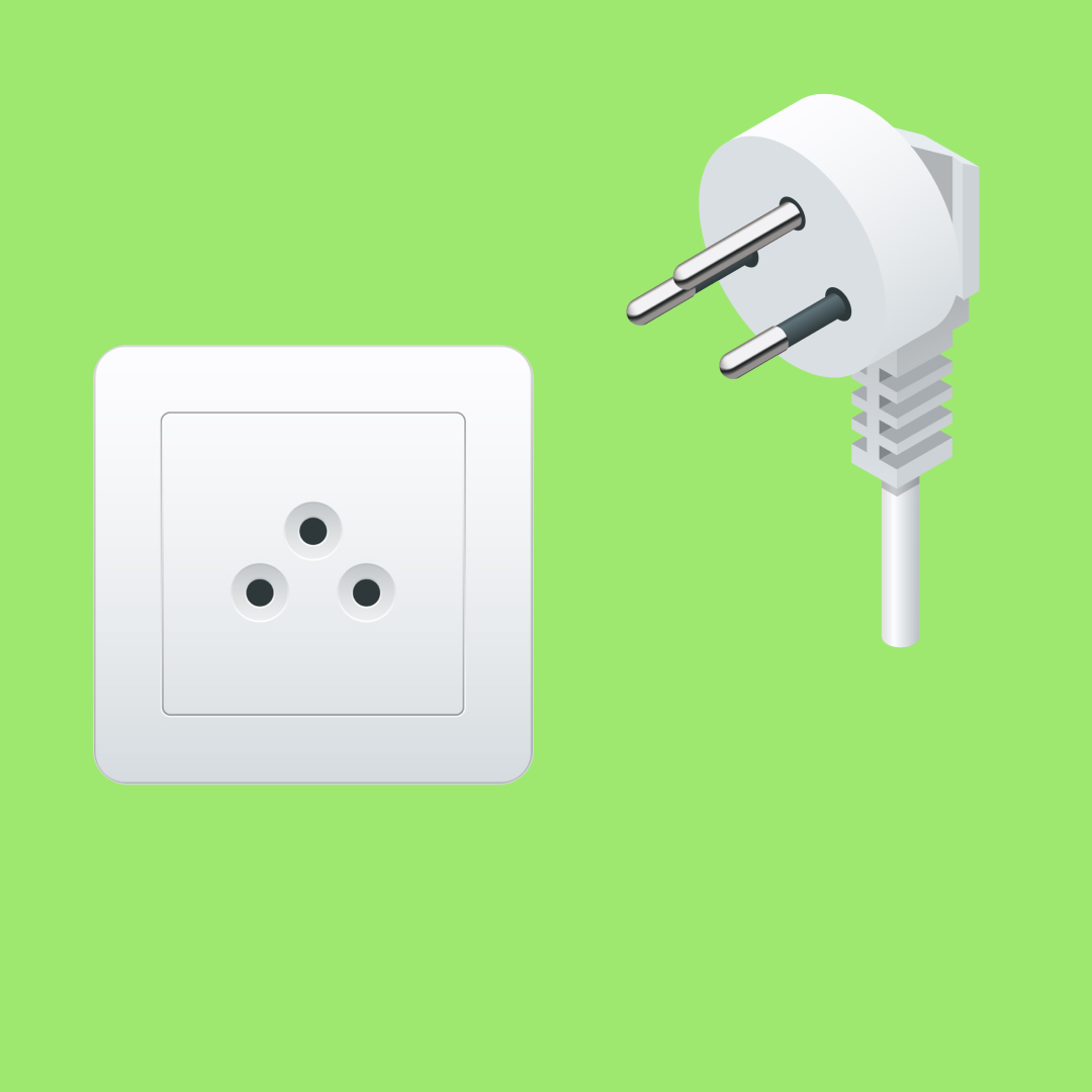 Type O plug and socket image