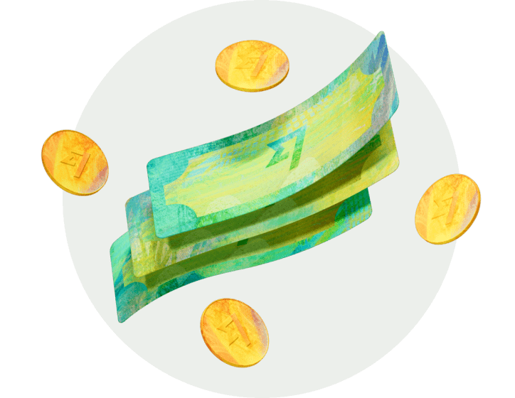illustration of money