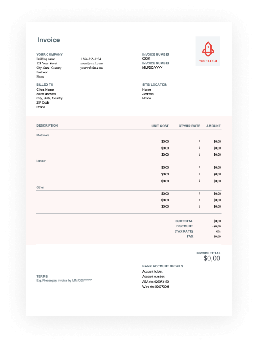 Small Business Receipt Template EDITABLE Receipt Form -  Hong Kong