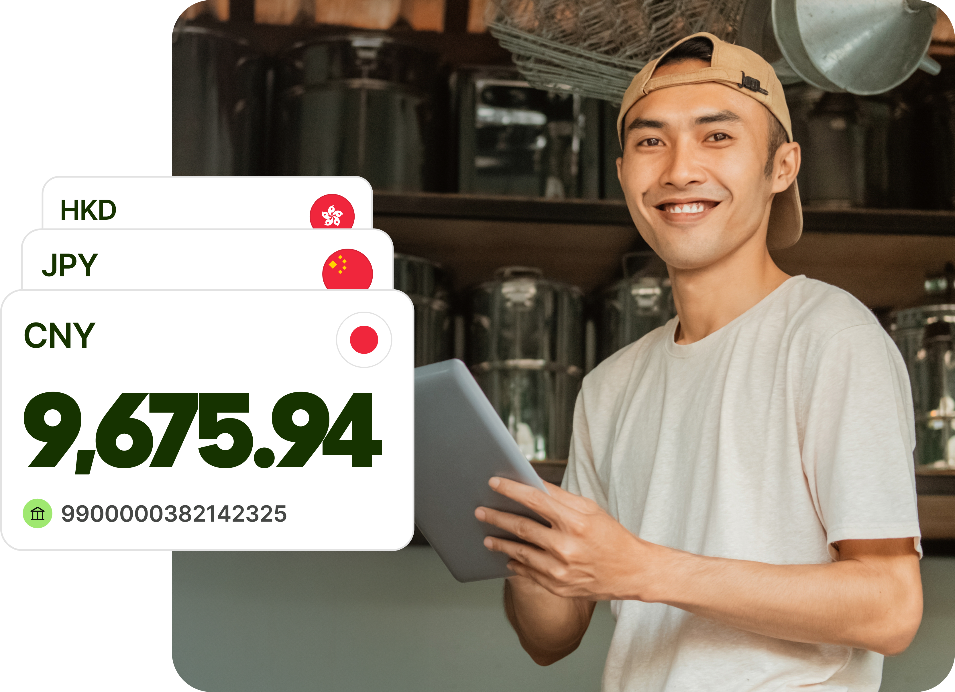 Send the money from your online banking