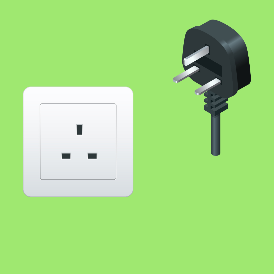 Type G plug and socket image