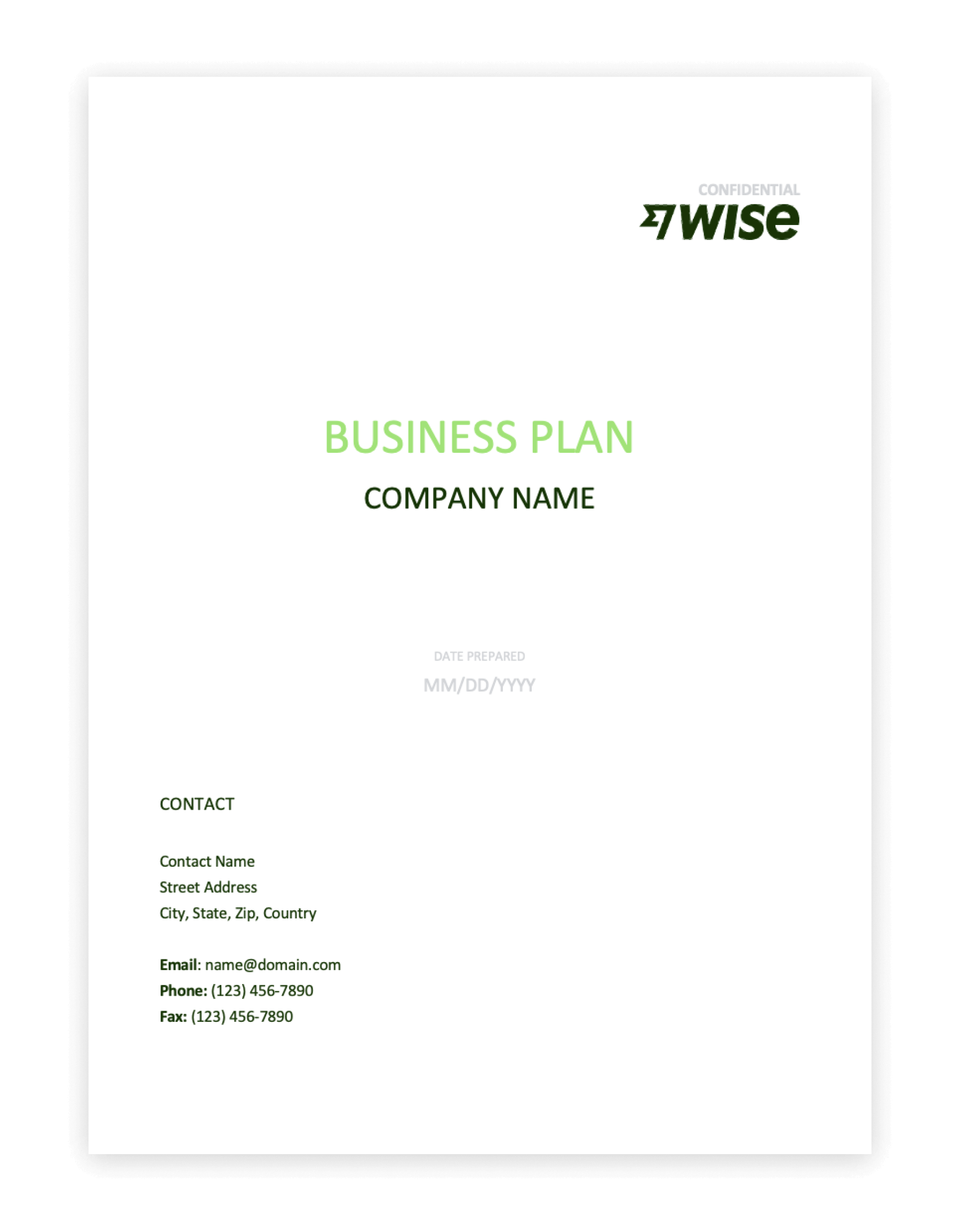 2024 Business Plan Template for Startups & Businesses