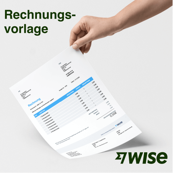 Rechnungsvorlage Excel | Kostenlos Download - Wise