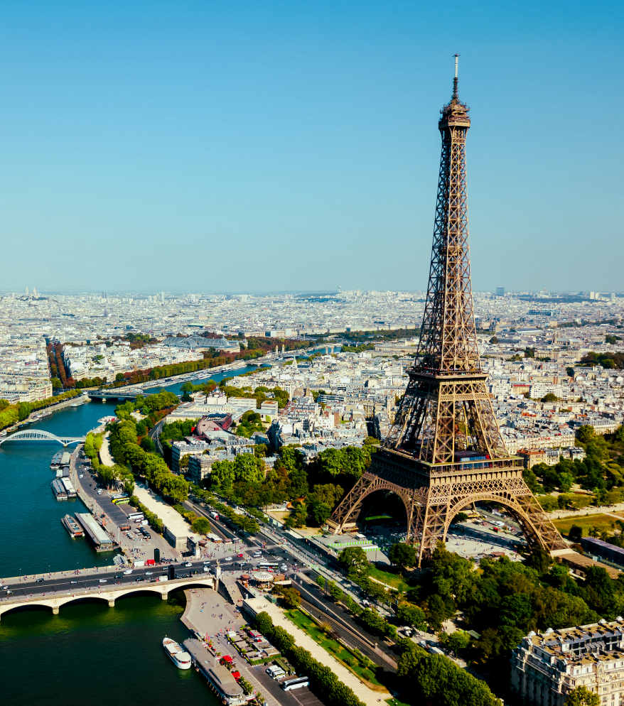 PARISIAN Tote Bag Champs Elysees Notre Dame Eiffel Tower 