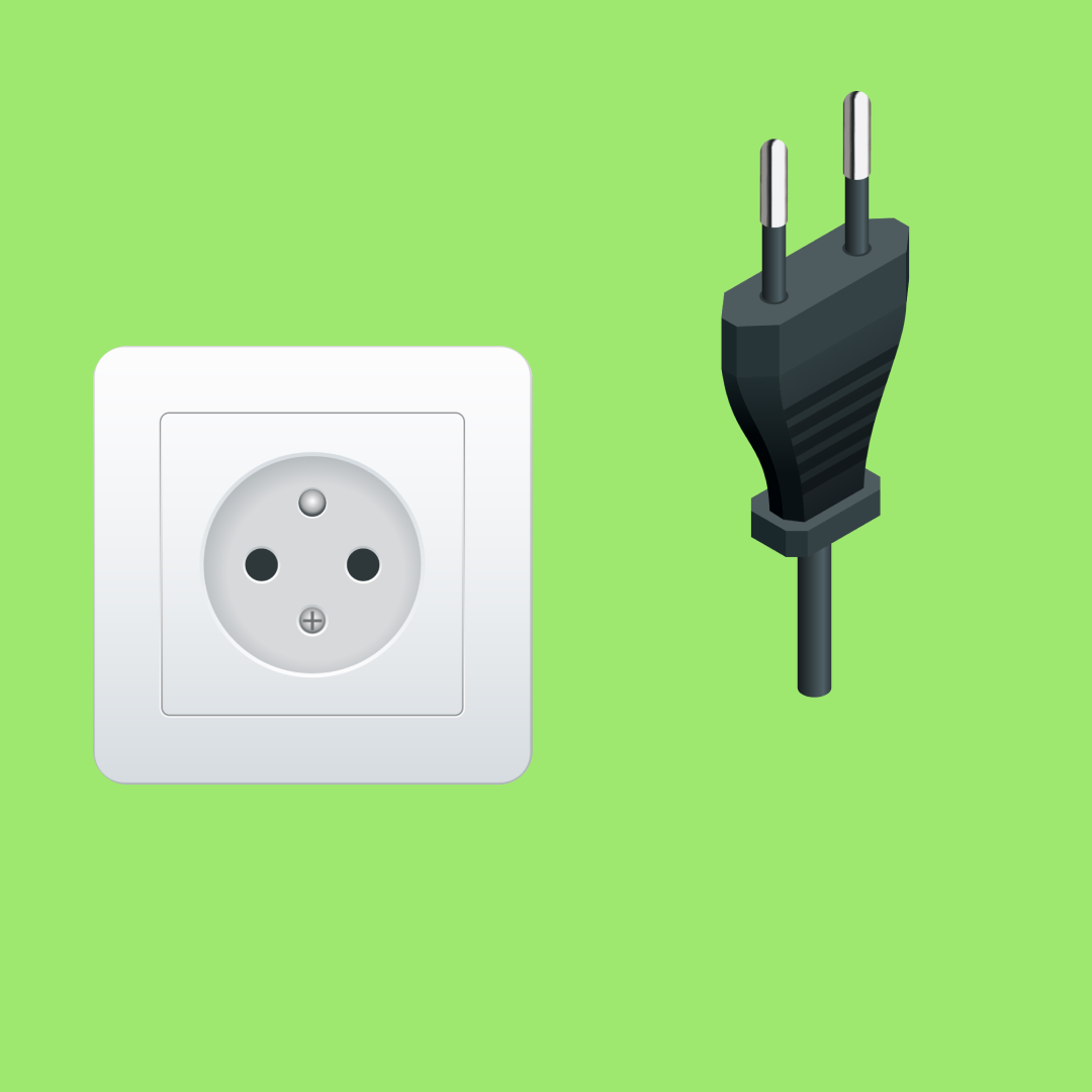 Type C plug and socket image