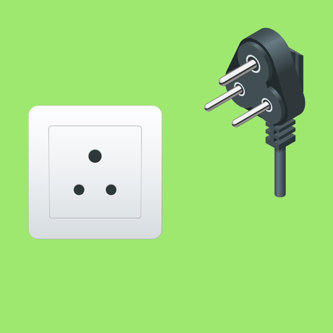 Type D plug and socket image