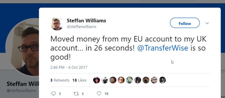 steffan transferwise tweet