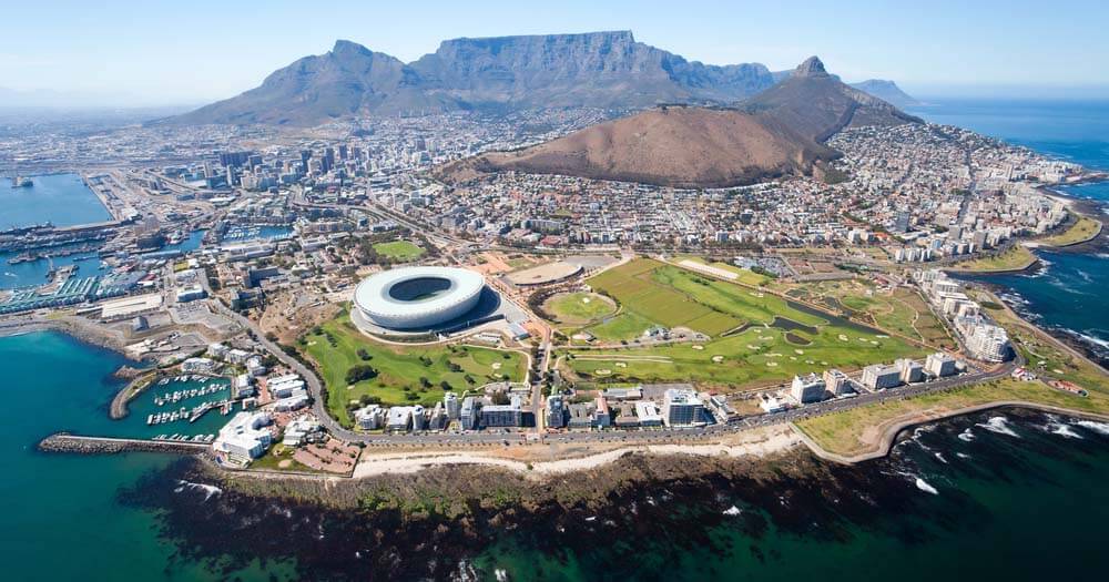 cape town from above