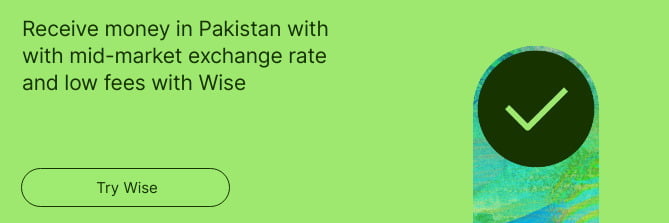 Receive money in Pakistan with Wise