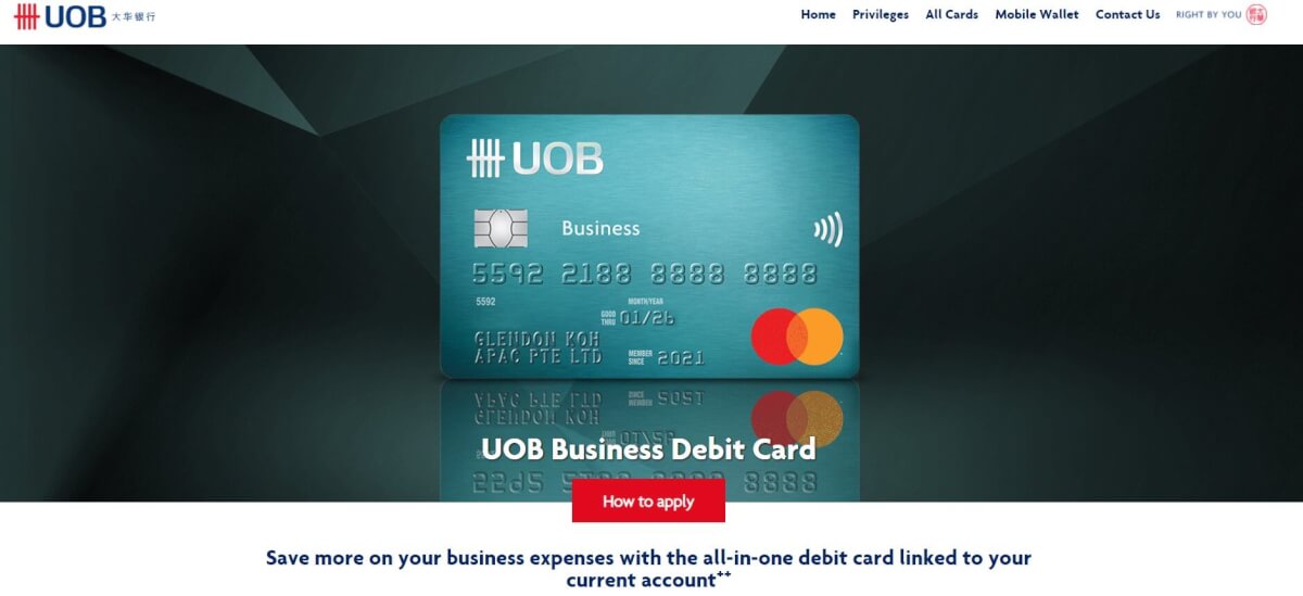 UOB-business-debit-card
