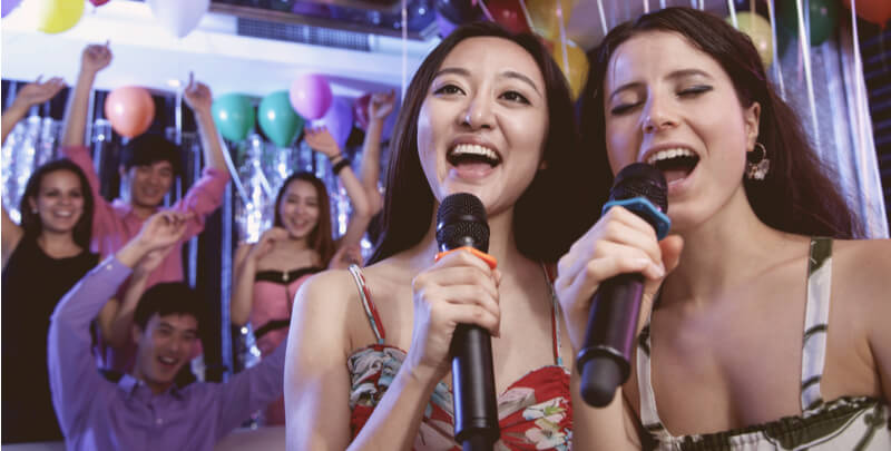 sing karaoke with friends