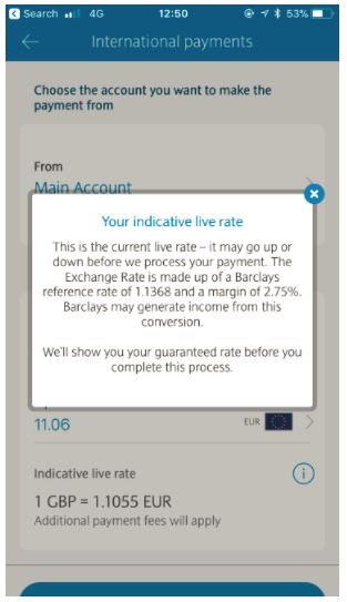 Barclays transparency rate 2